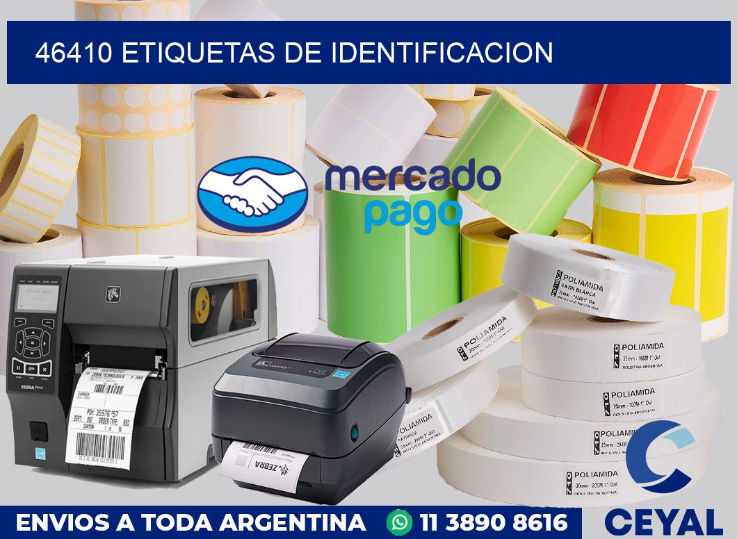 46410 Etiquetas de identificacion