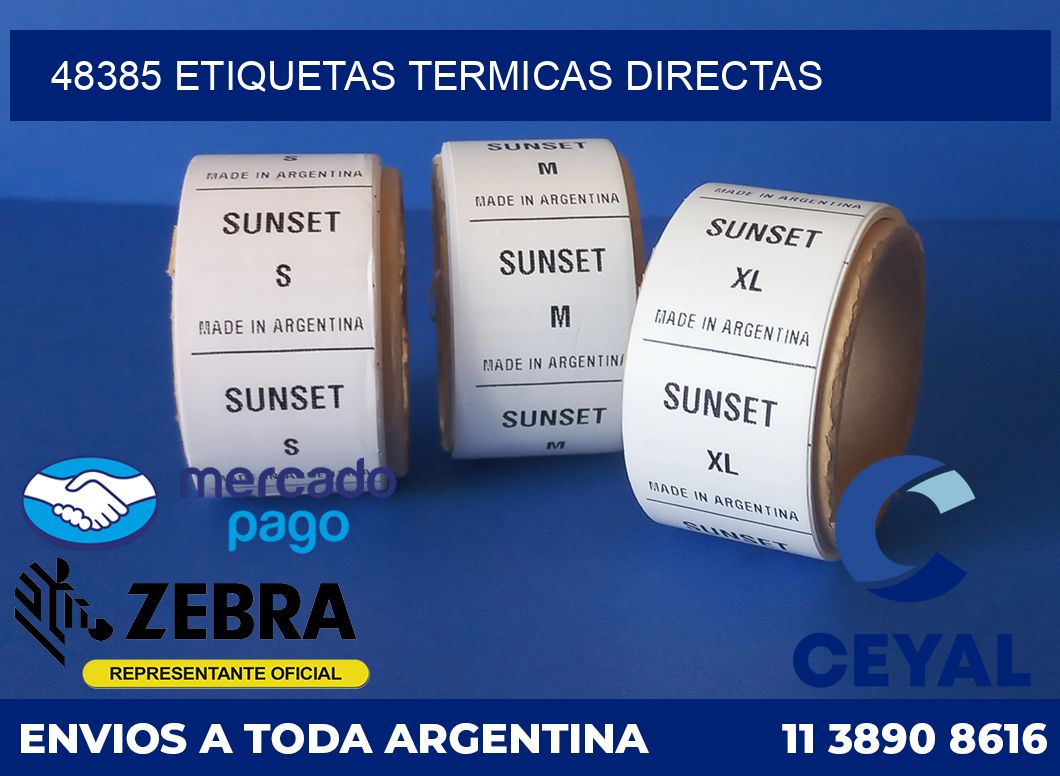 48385 Etiquetas termicas directas