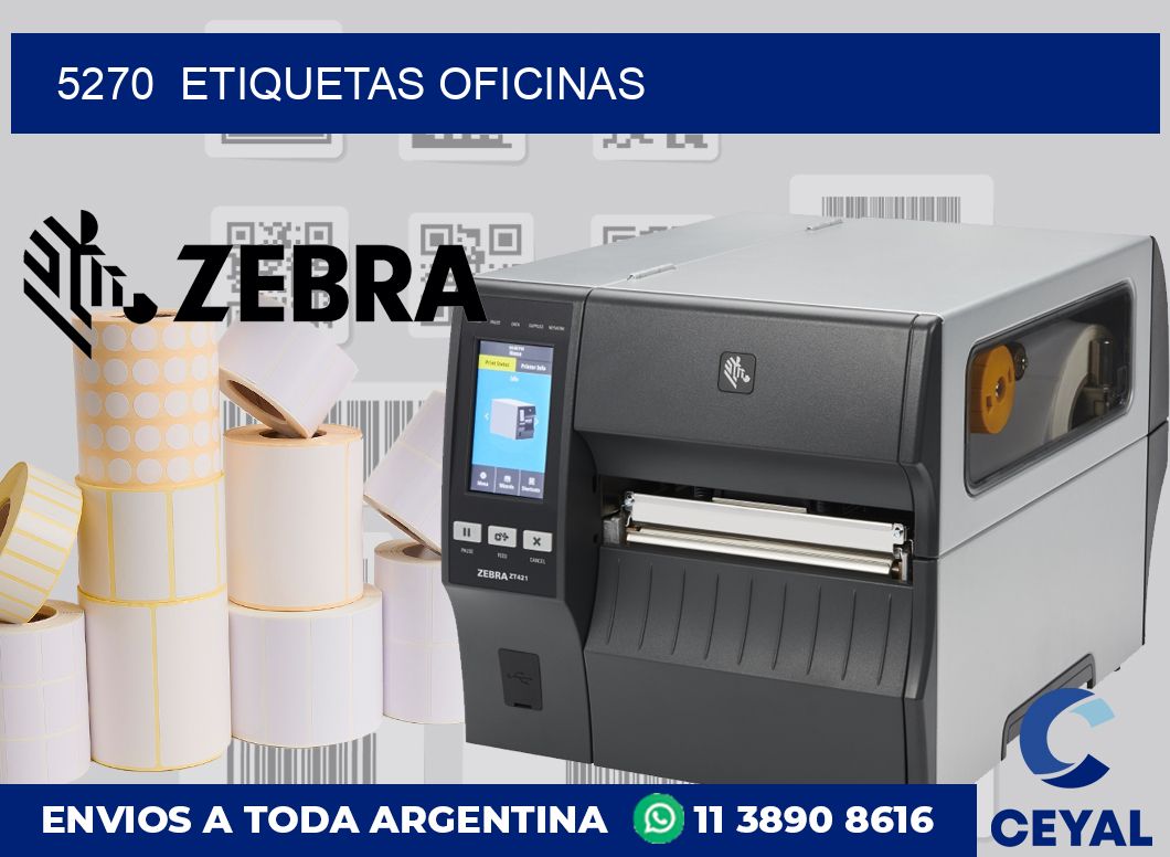 5270  Etiquetas oficinas