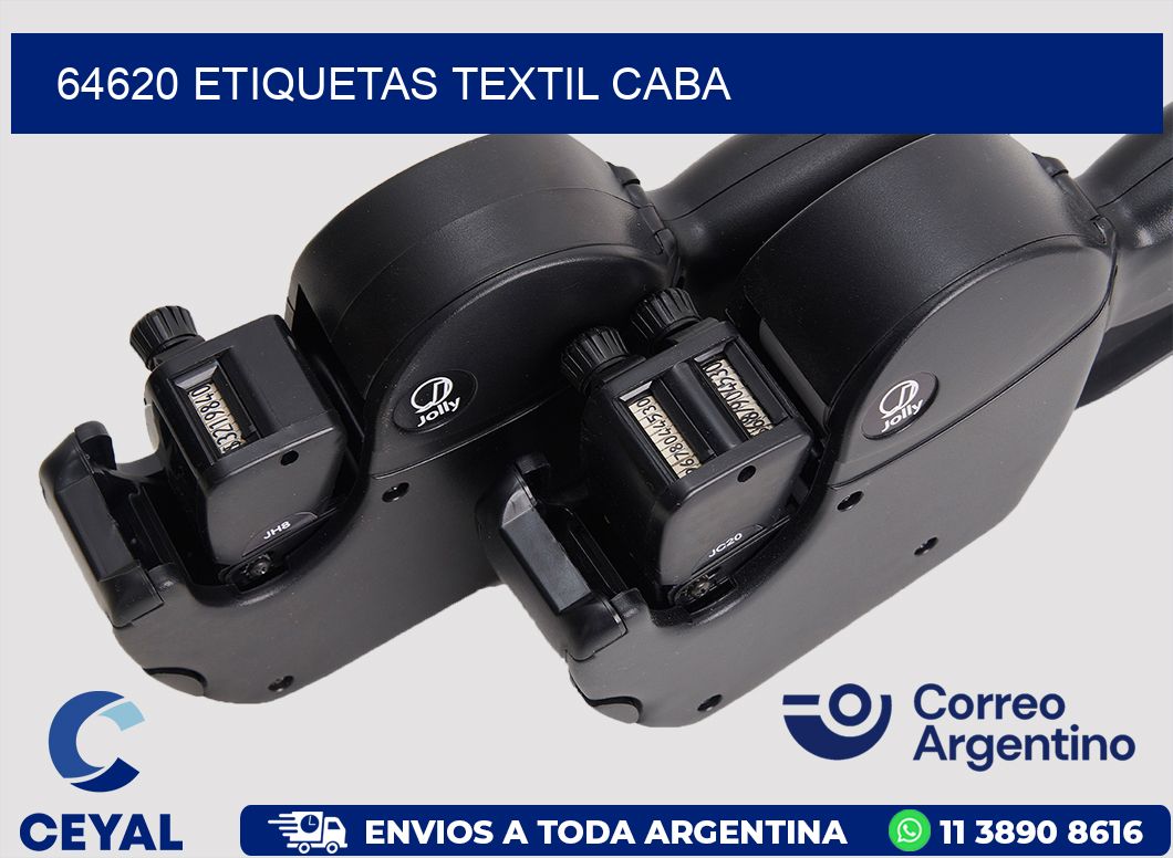64620 etiquetas textil caba