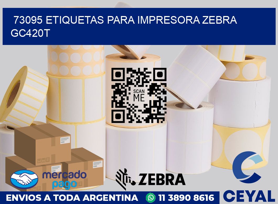 73095 etiquetas para impresora zebra GC420T
