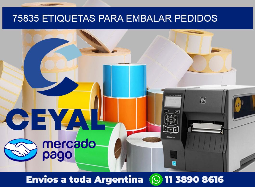 75835 Etiquetas para embalar pedidos