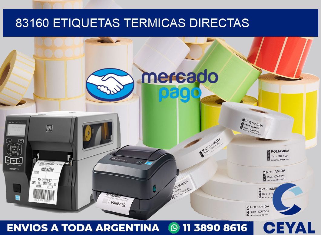 83160 Etiquetas termicas directas