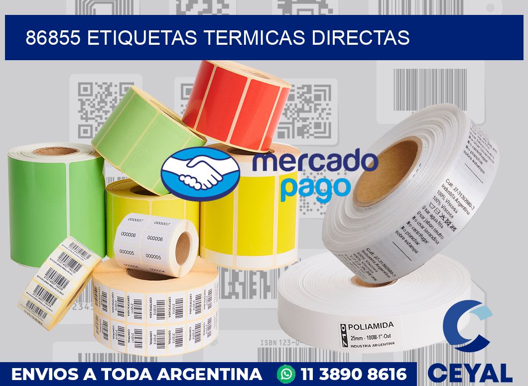 86855 Etiquetas termicas directas