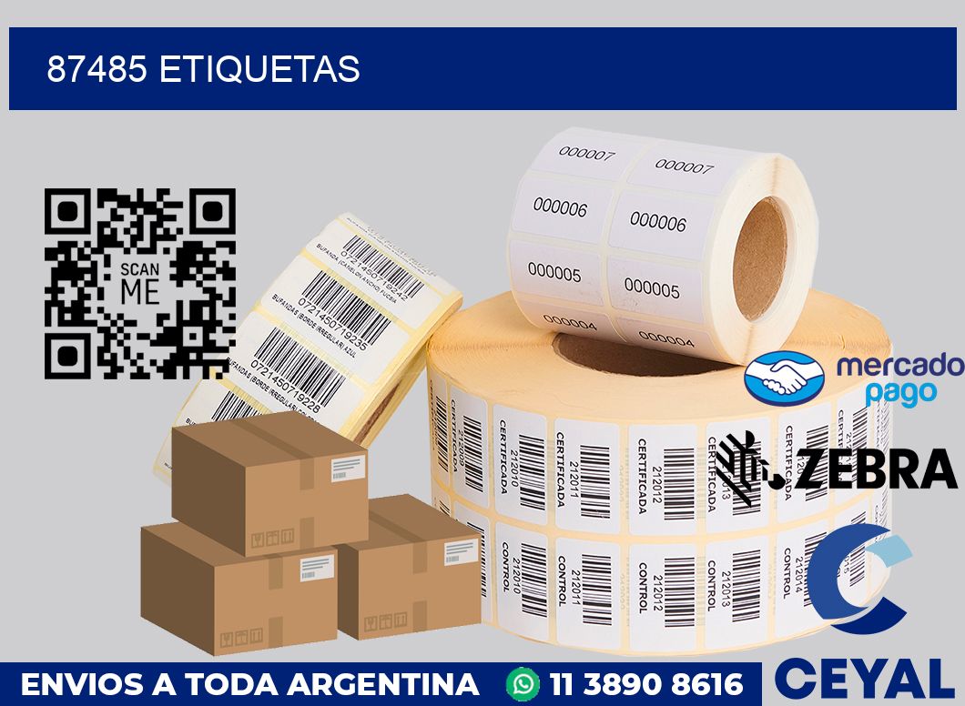 87485 etiquetas