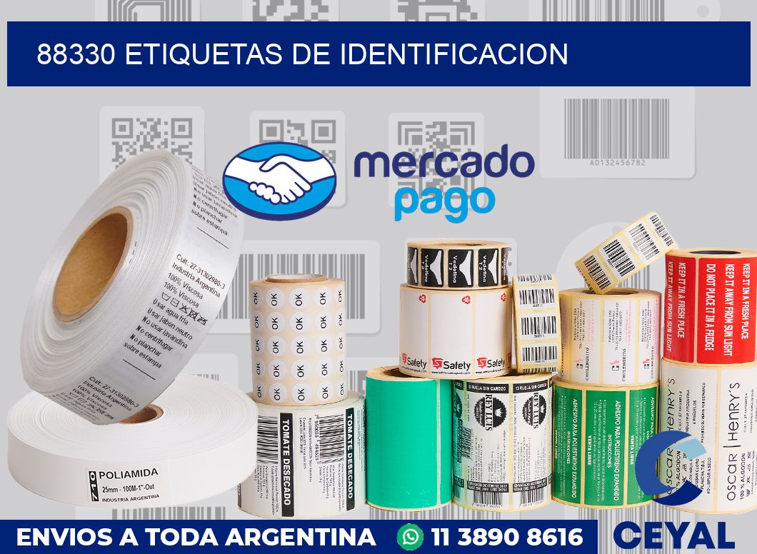 88330 Etiquetas de identificacion