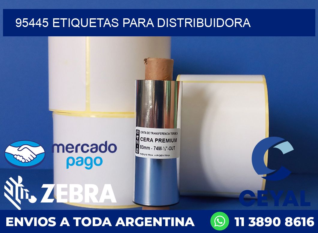 95445 etiquetas para distribuidora