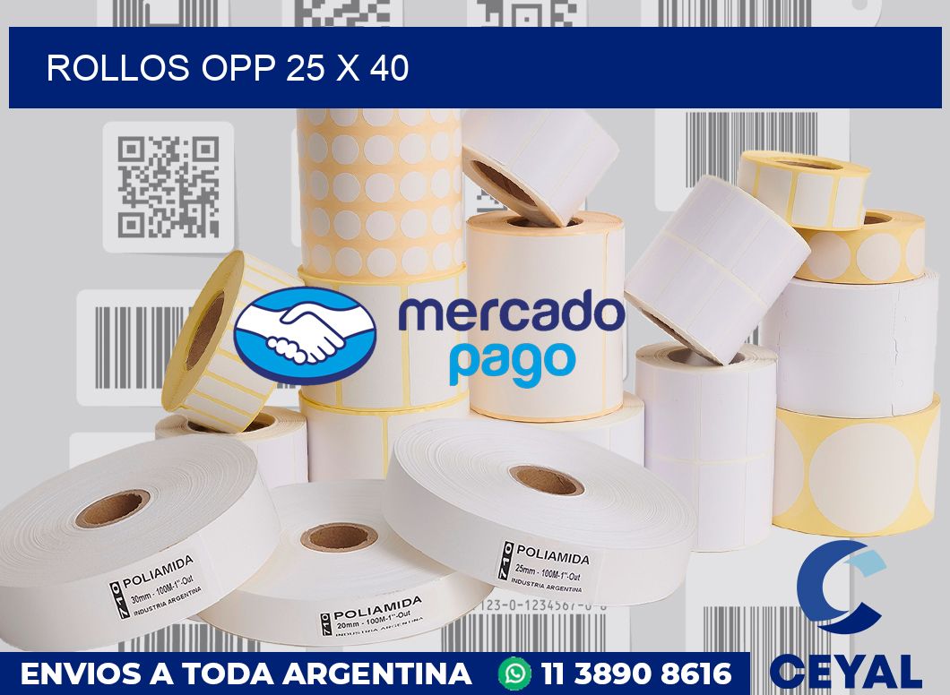 Rollos OPP 25 x 40