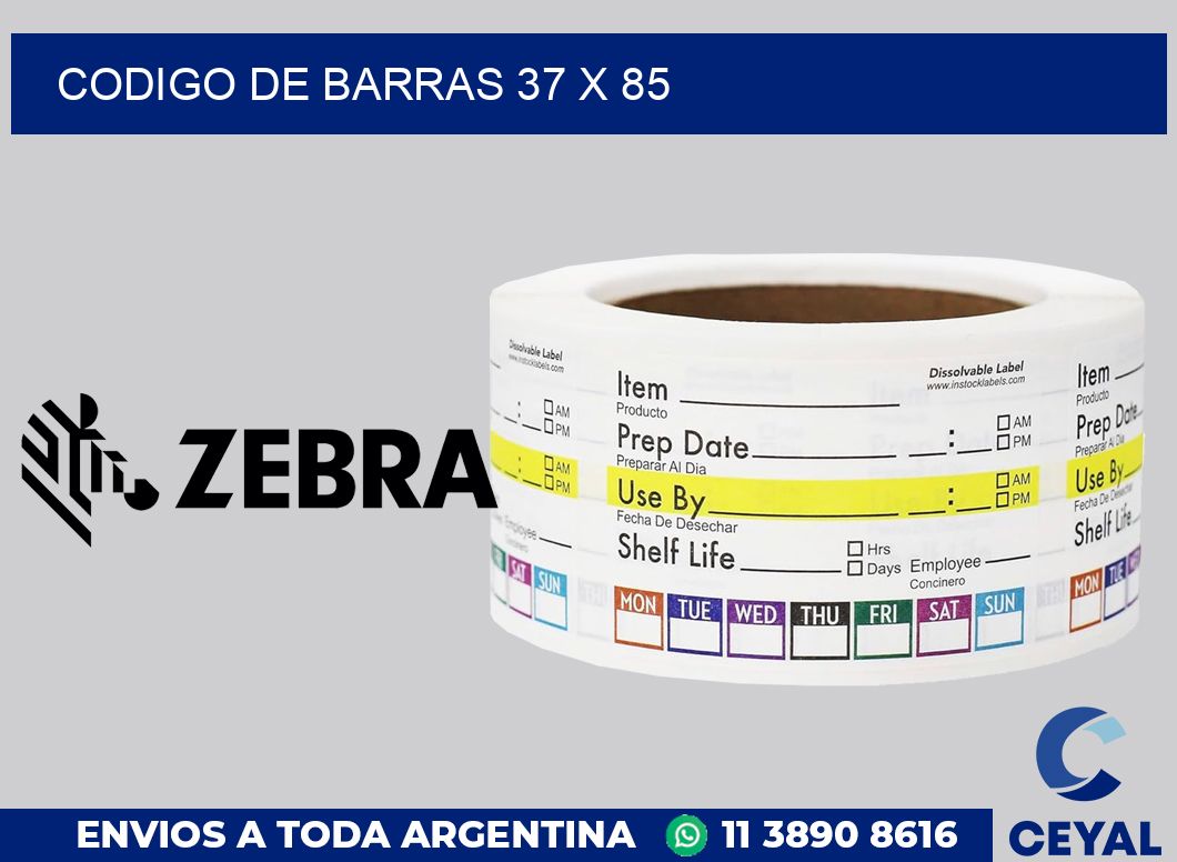 codigo de barras 37 x 85
