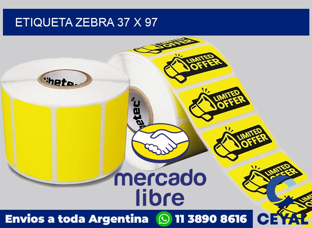 etiqueta zebra 37 x 97