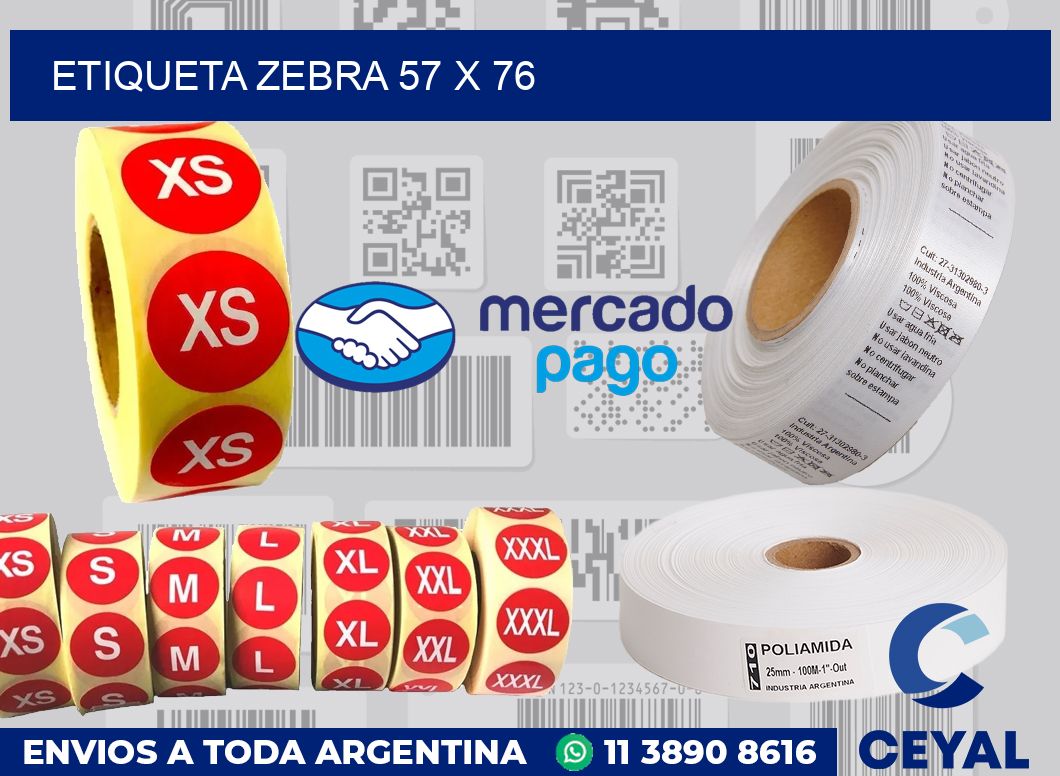 etiqueta zebra 57 x 76