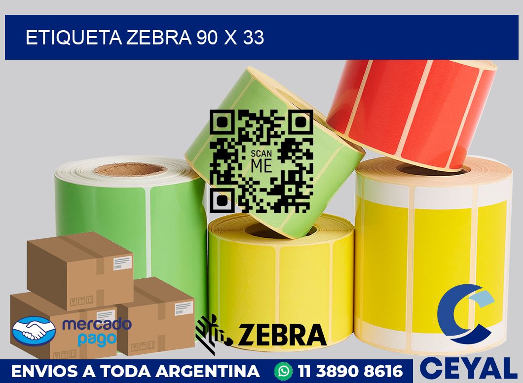 etiqueta zebra 90 x 33
