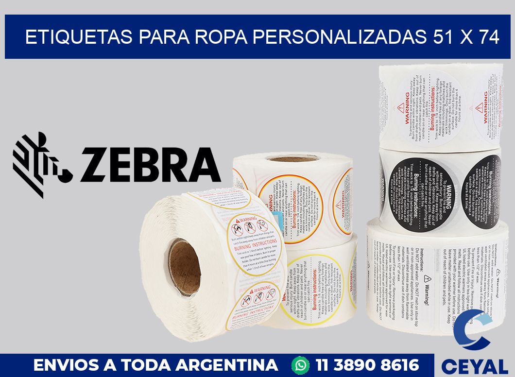 etiquetas para ropa personalizadas 51 x 74