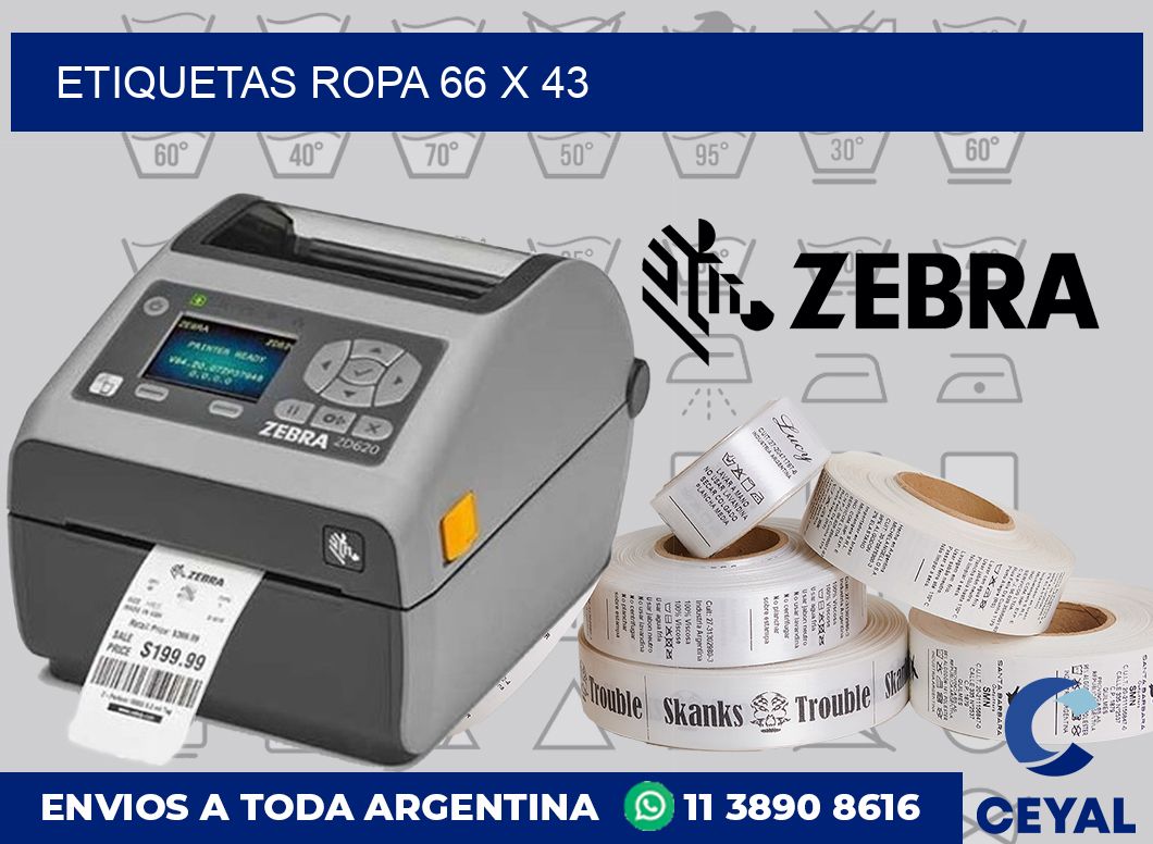 etiquetas ropa 66 x 43