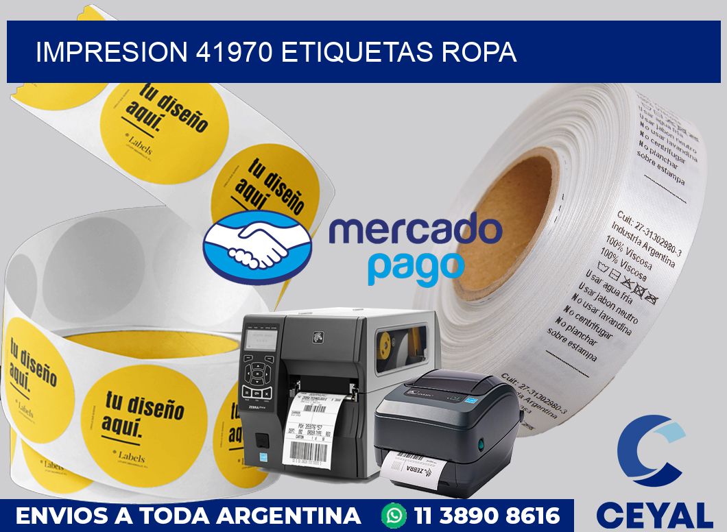 impresion 41970 etiquetas ropa
