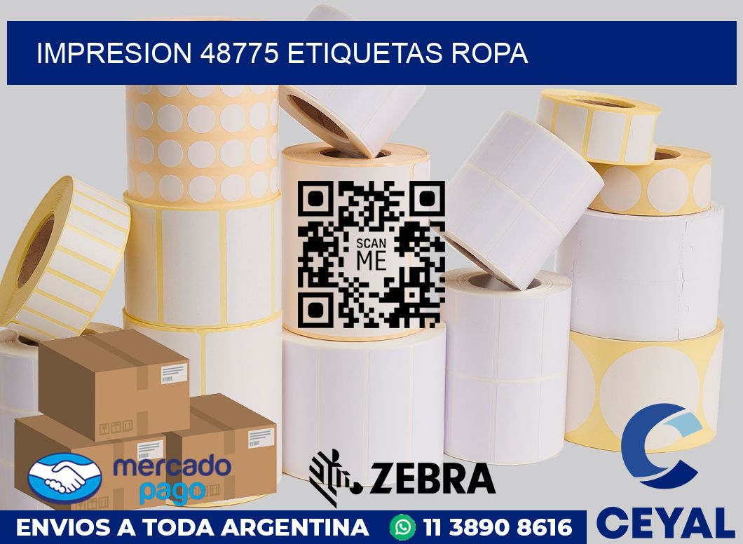 impresion 48775 etiquetas ropa