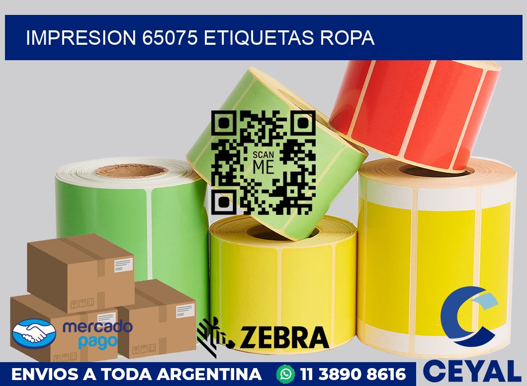 impresion 65075 etiquetas ropa