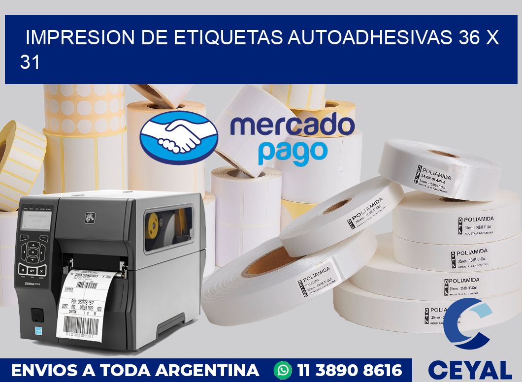 impresion de etiquetas autoadhesivas 36 x 31