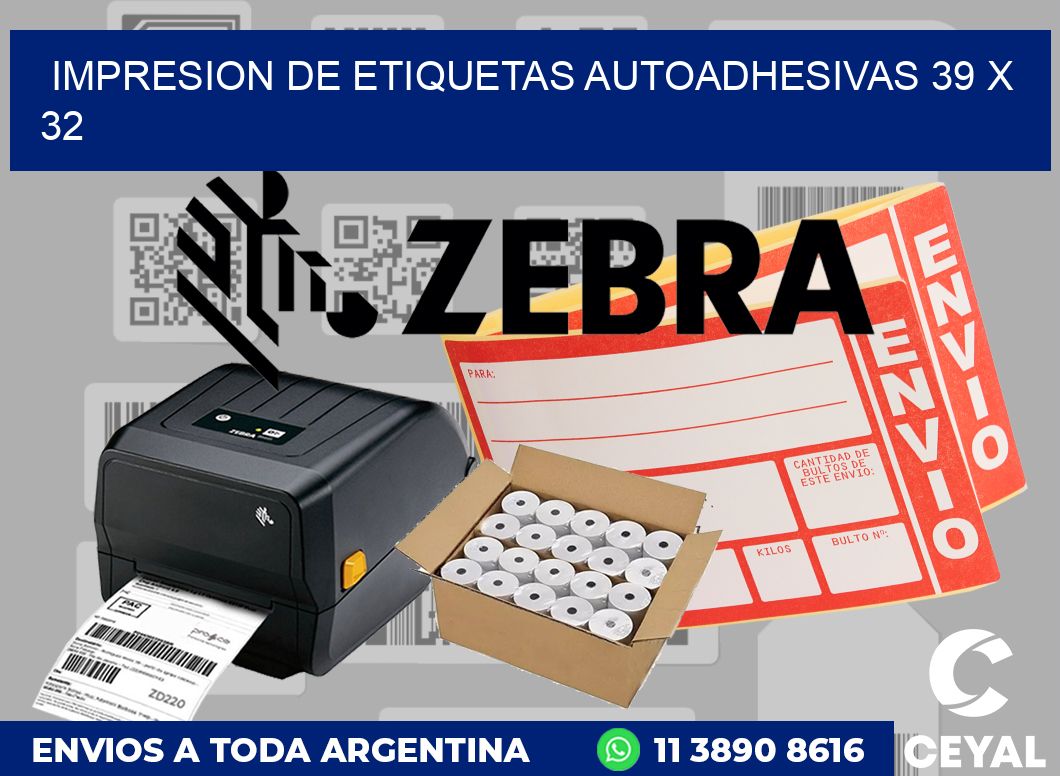 impresion de etiquetas autoadhesivas 39 x 32