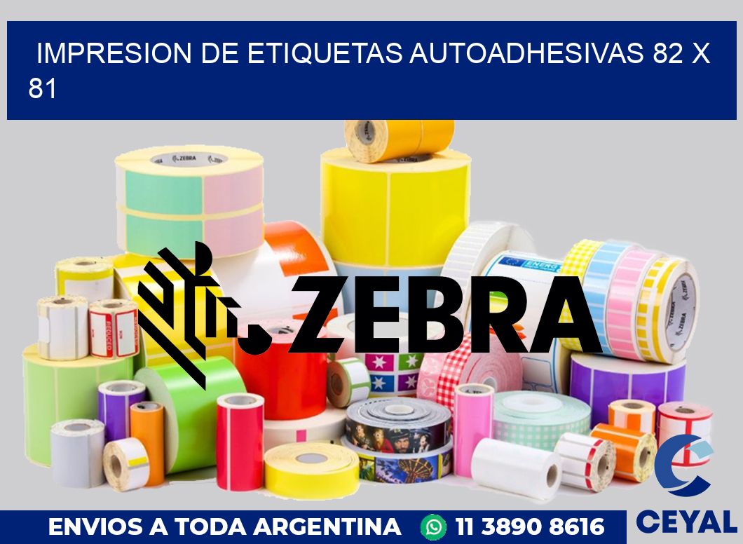 impresion de etiquetas autoadhesivas 82 x 81