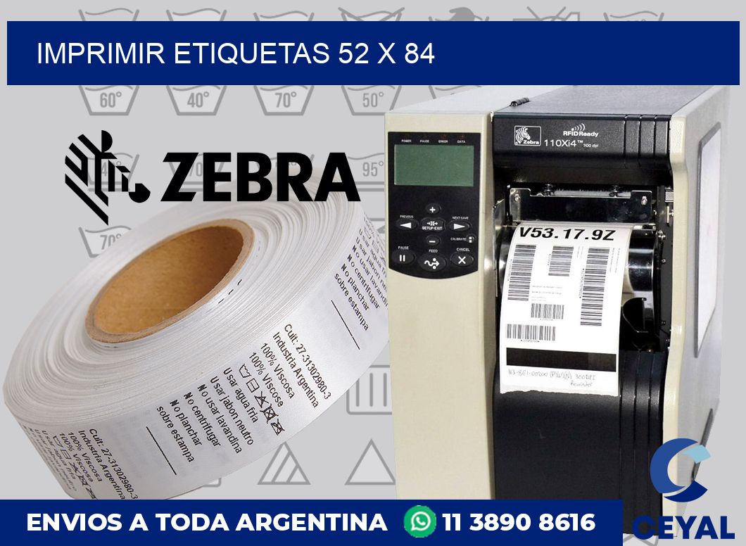 imprimir etiquetas 52 x 84