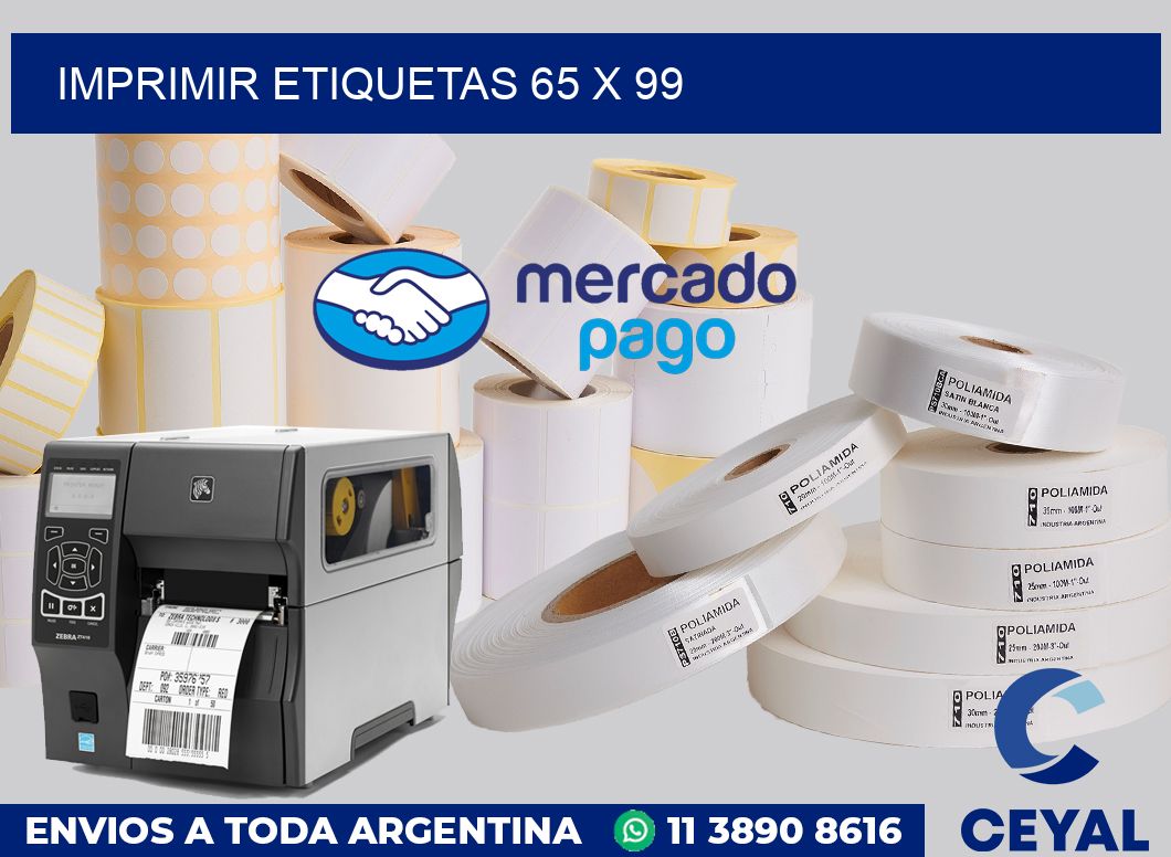 imprimir etiquetas 65 x 99
