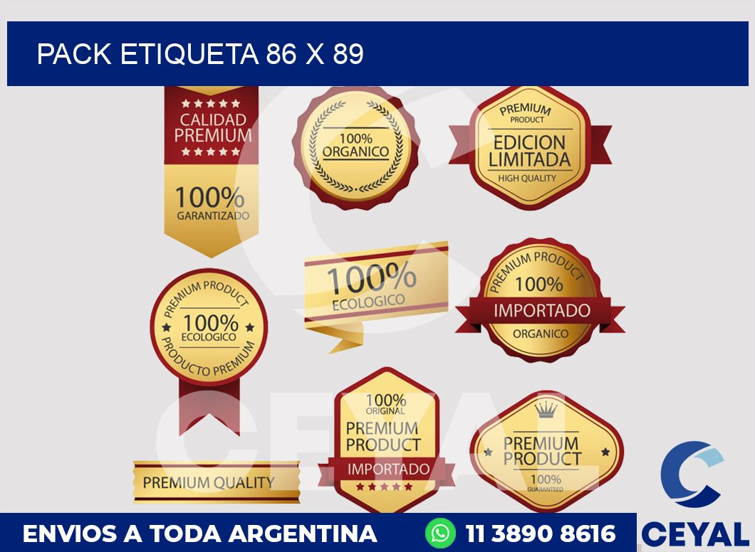 pack etiqueta 86 x 89