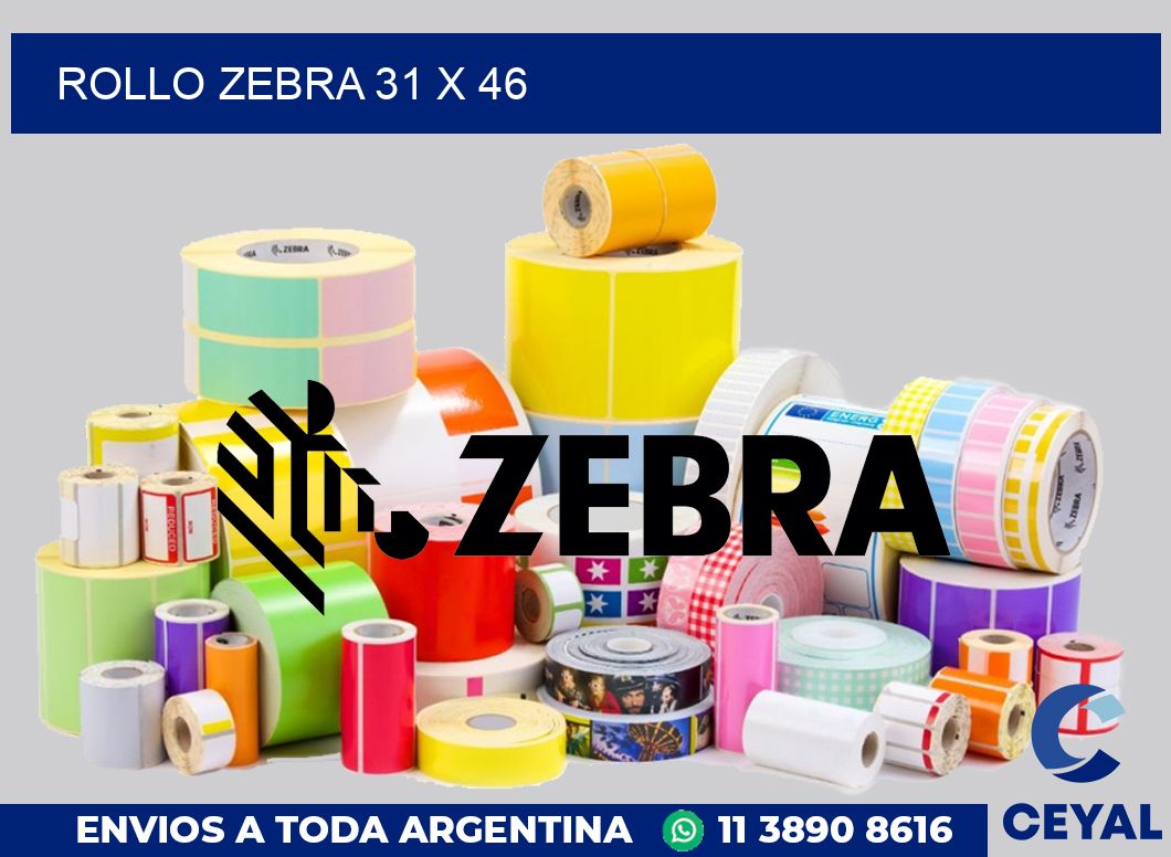 rollo zebra 31 x 46