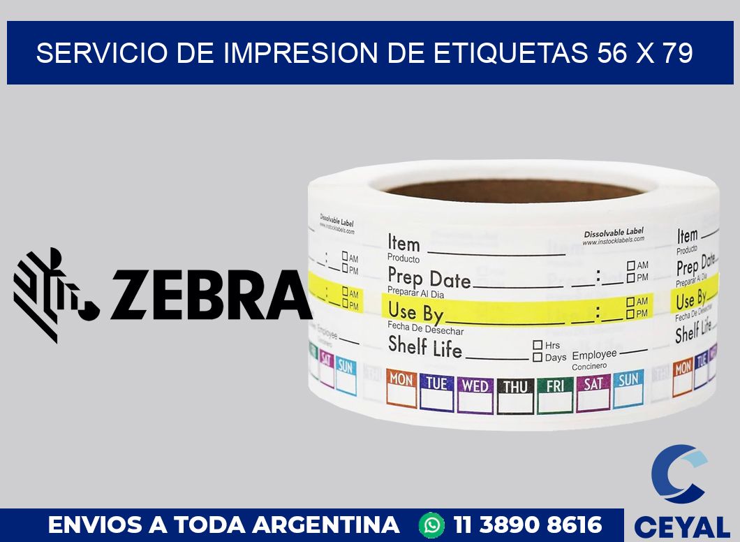 servicio de impresion de etiquetas 56 x 79