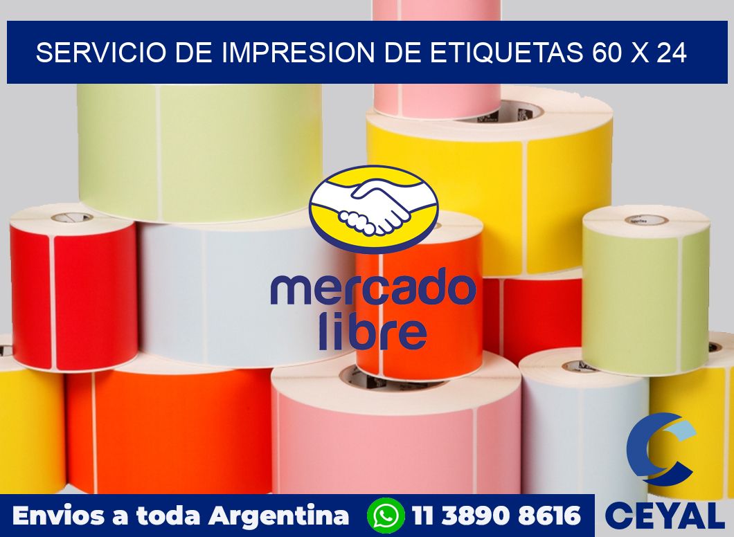servicio de impresion de etiquetas 60 x 24