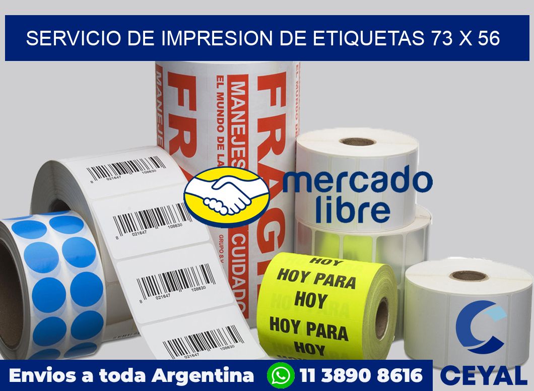 servicio de impresion de etiquetas 73 x 56