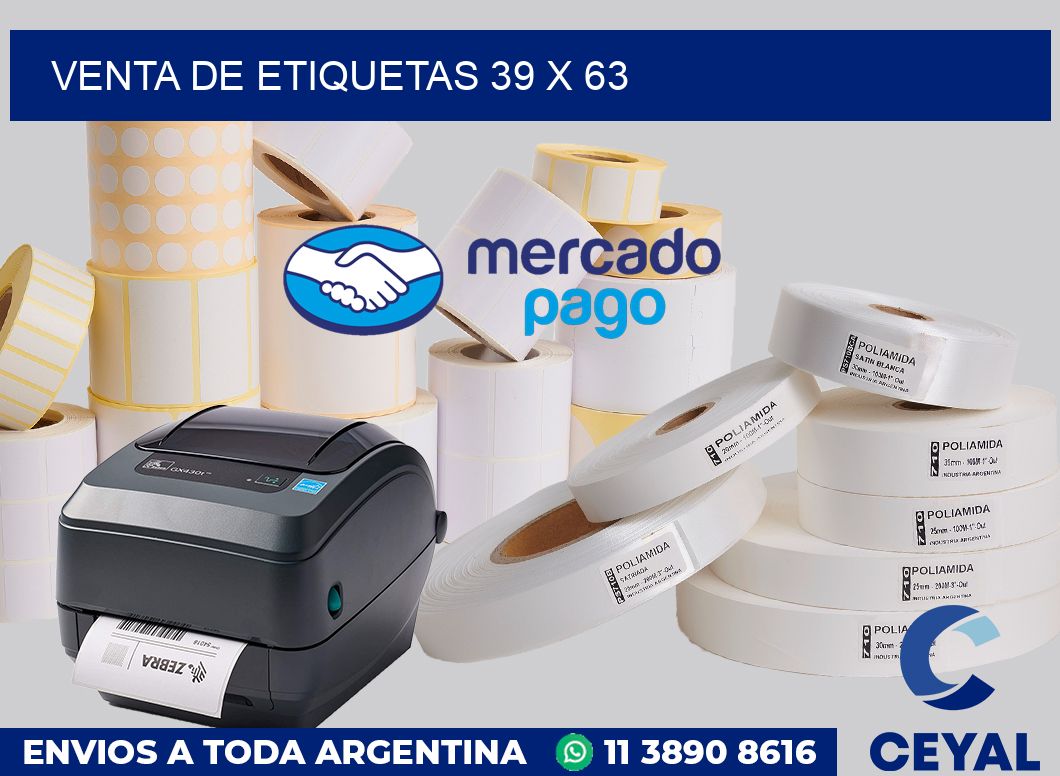 venta de etiquetas 39 x 63
