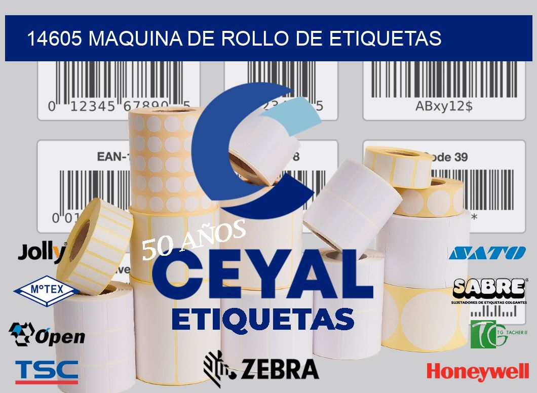 14605 MAQUINA DE ROLLO DE ETIQUETAS