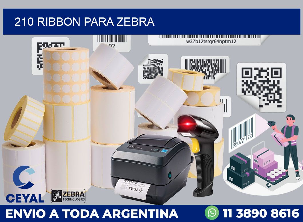 210 RIBBON PARA ZEBRA