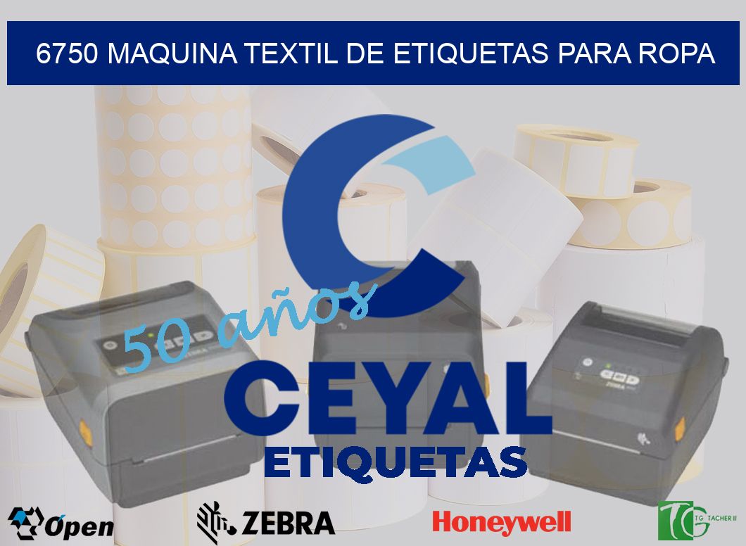 6750 MAQUINA TEXTIL DE ETIQUETAS PARA ROPA