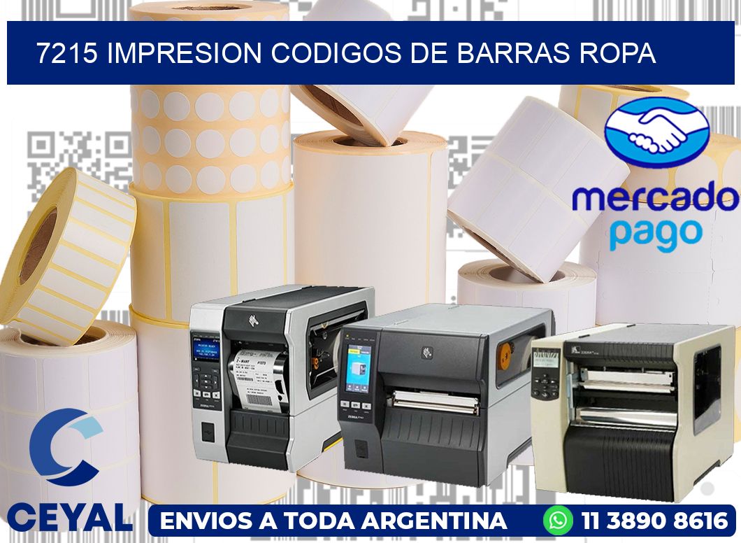 7215 IMPRESION CODIGOS DE BARRAS ROPA