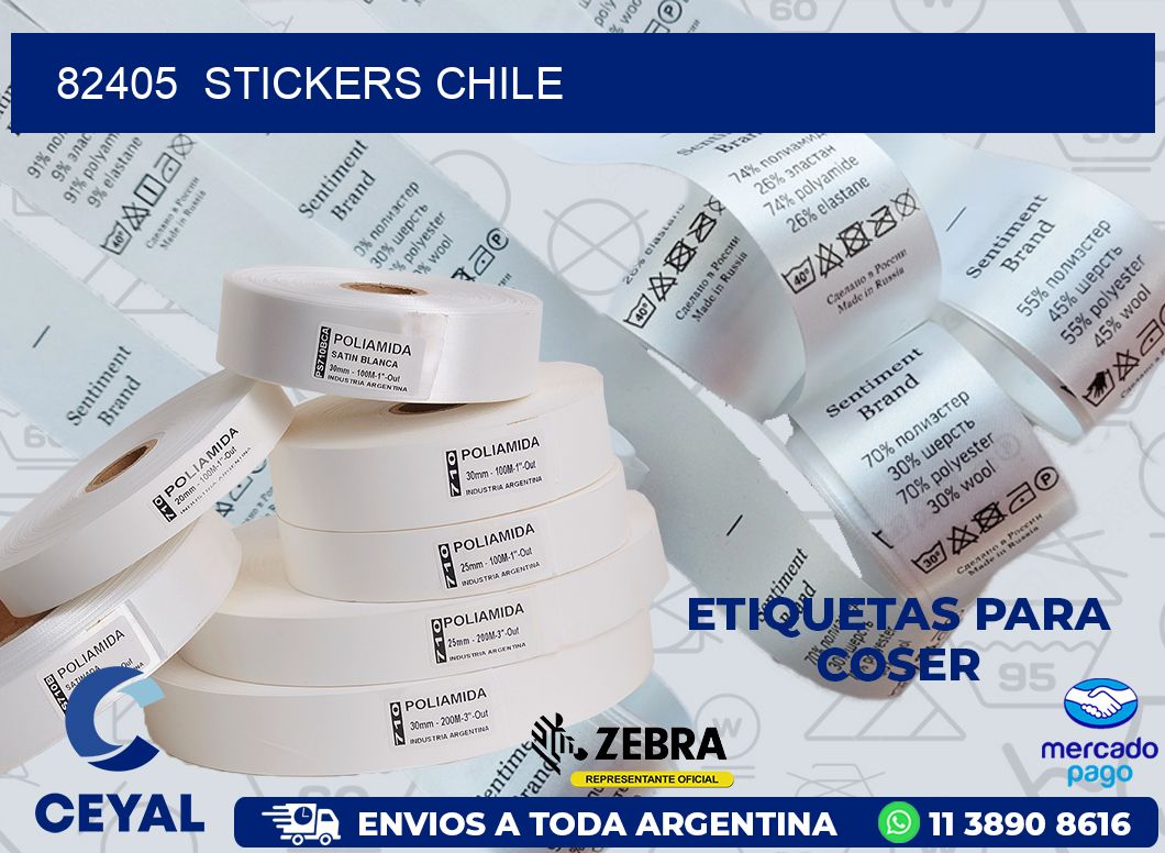 82405  STICKERS CHILE