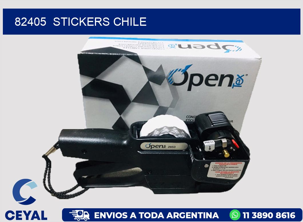 82405  STICKERS CHILE