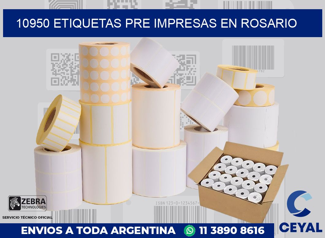 10950 ETIQUETAS PRE IMPRESAS EN ROSARIO