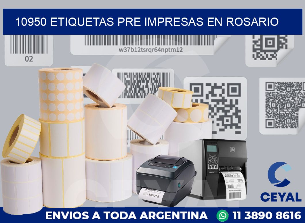 10950 ETIQUETAS PRE IMPRESAS EN ROSARIO