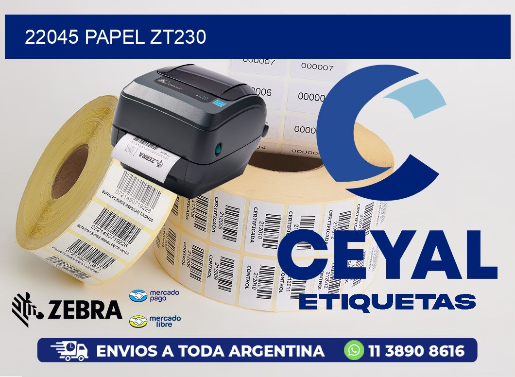 22045 PAPEL ZT230