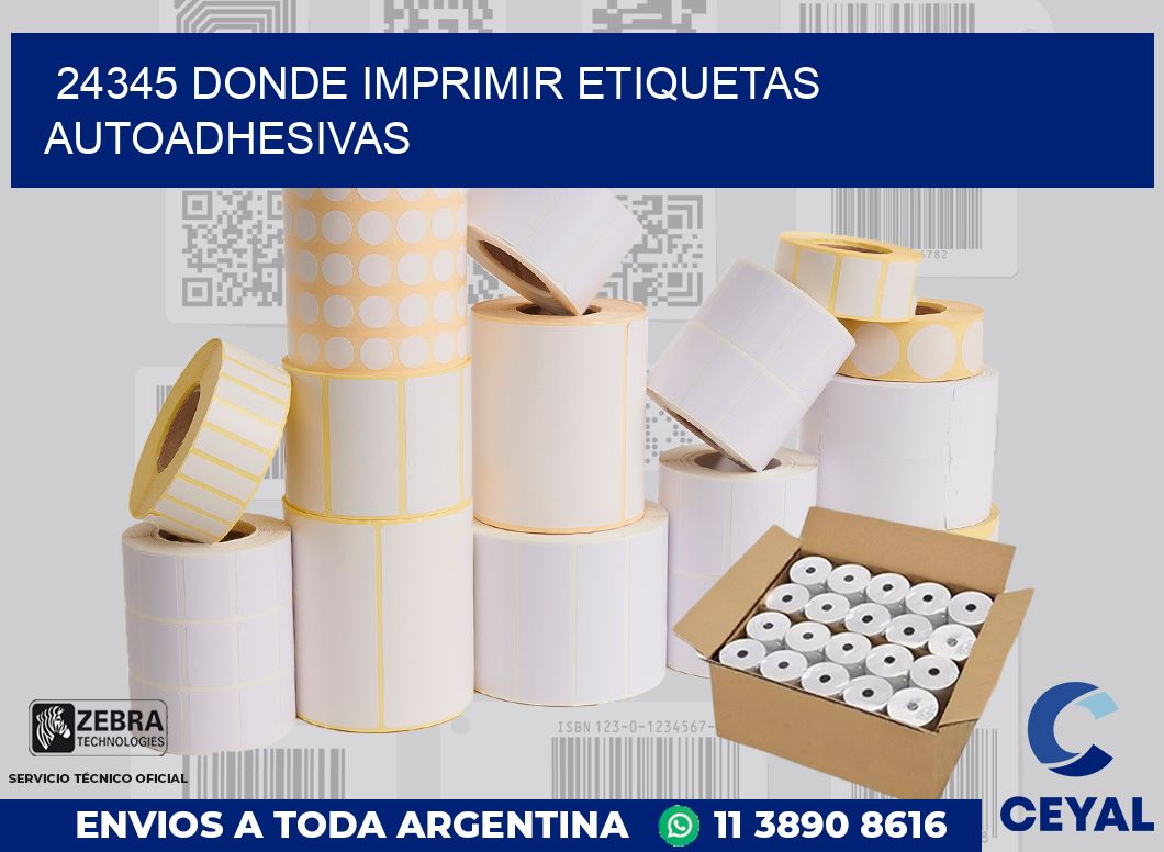 24345 DONDE IMPRIMIR ETIQUETAS AUTOADHESIVAS
