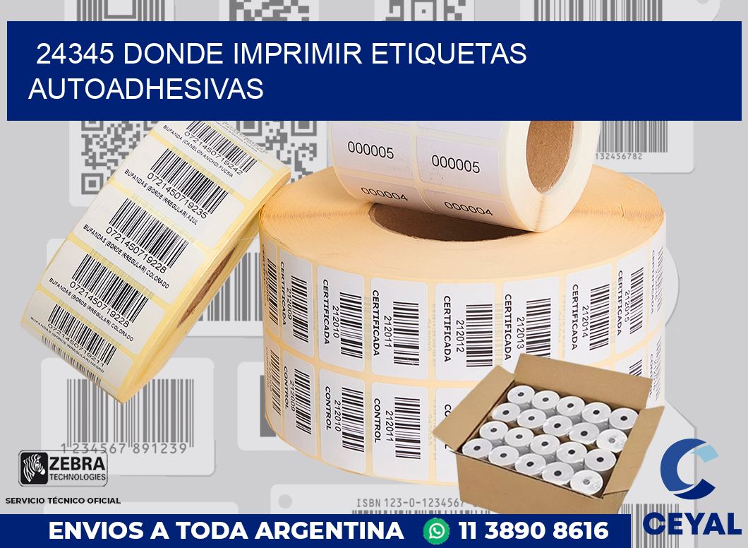 24345 DONDE IMPRIMIR ETIQUETAS AUTOADHESIVAS