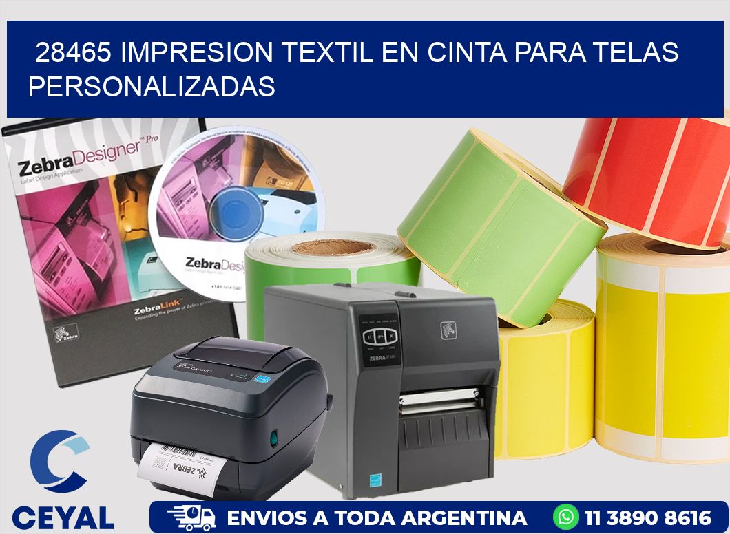 28465 IMPRESION TEXTIL EN CINTA PARA TELAS PERSONALIZADAS