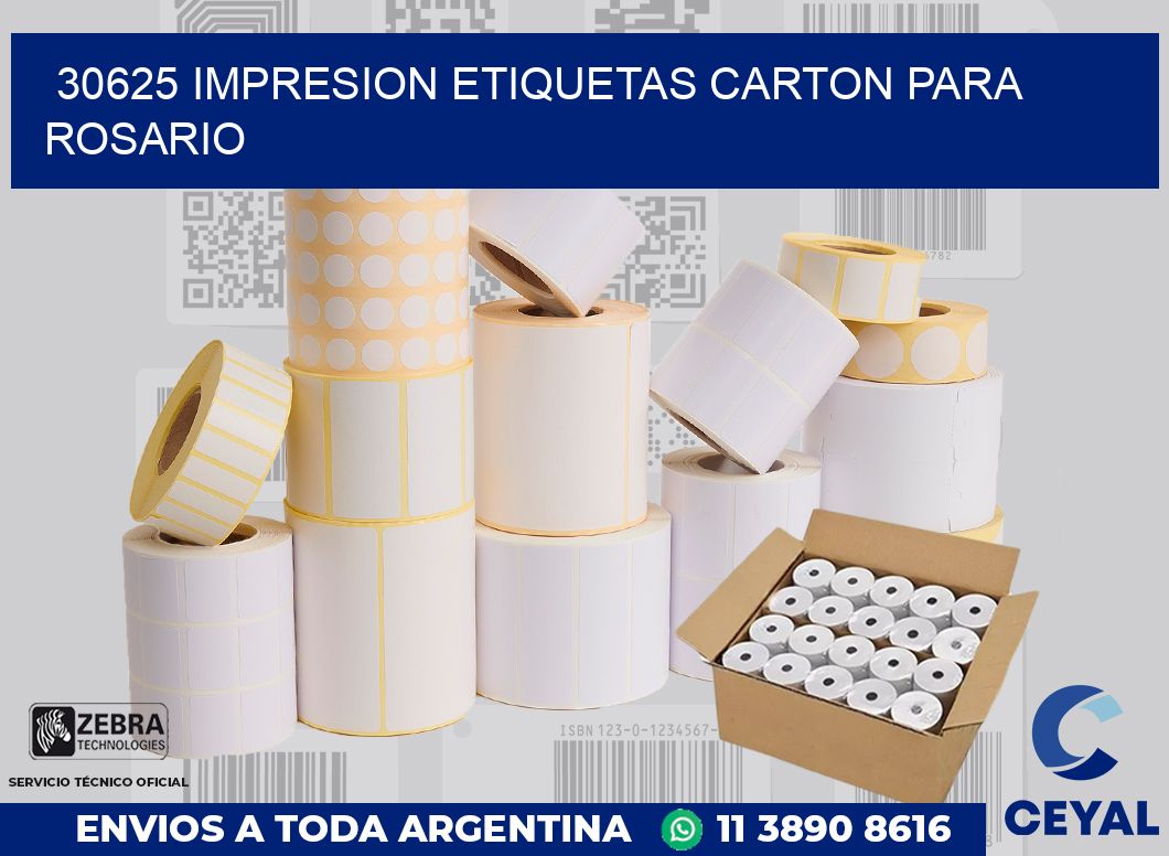 30625 IMPRESION ETIQUETAS CARTON PARA ROSARIO
