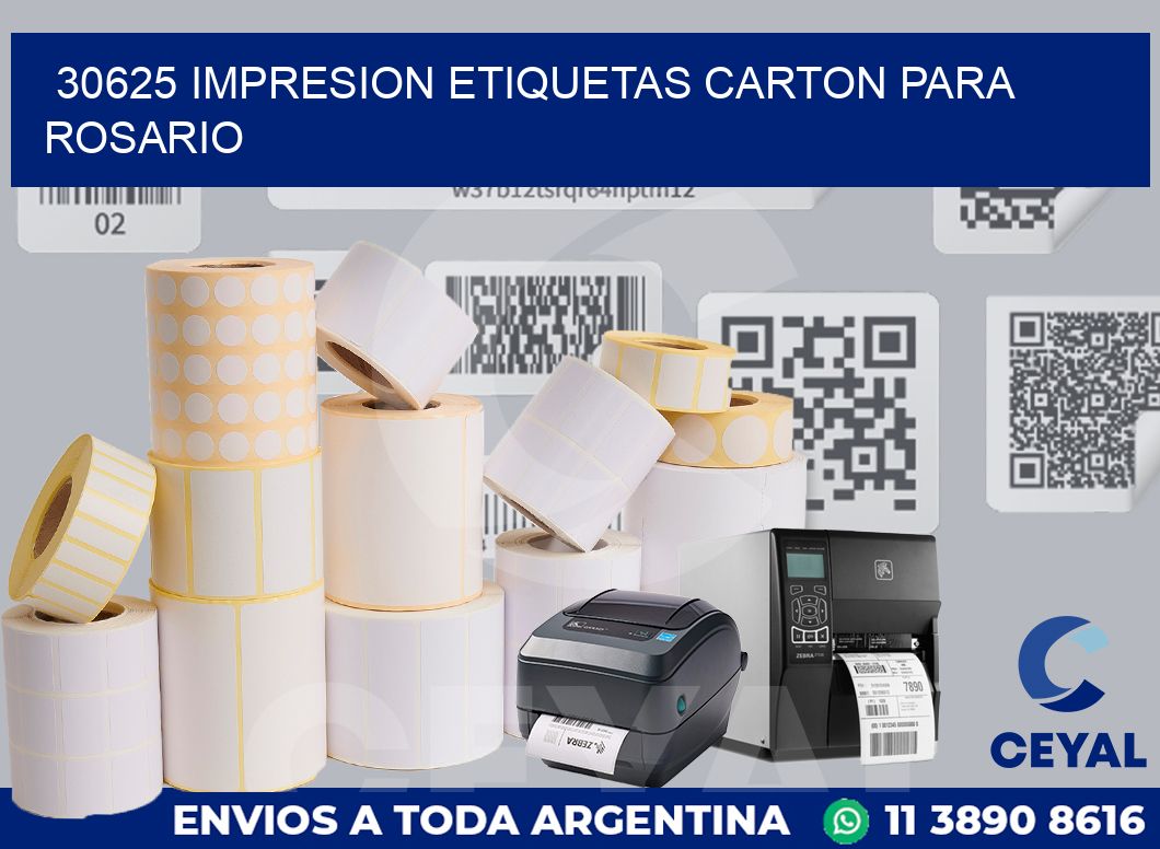 30625 IMPRESION ETIQUETAS CARTON PARA ROSARIO