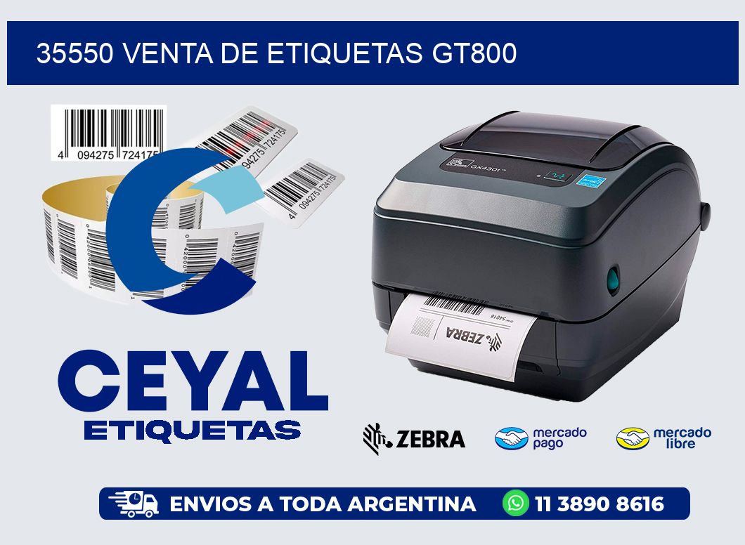 35550 VENTA DE ETIQUETAS GT800