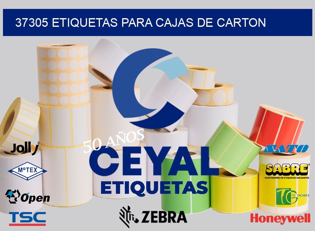 37305 ETIQUETAS PARA CAJAS DE CARTON