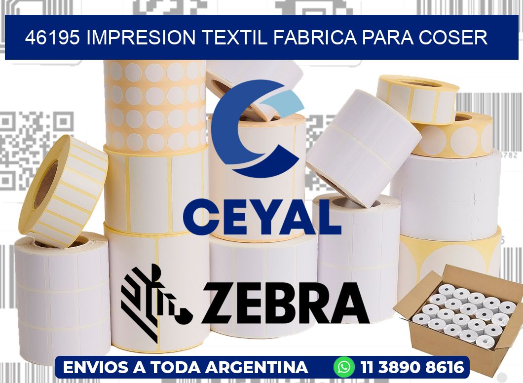 46195 IMPRESION TEXTIL FABRICA PARA COSER