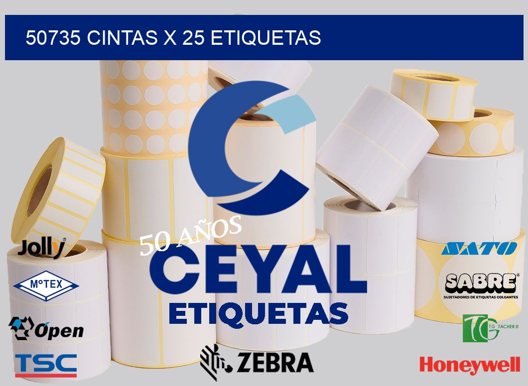 50735 cintas x 25 etiquetas